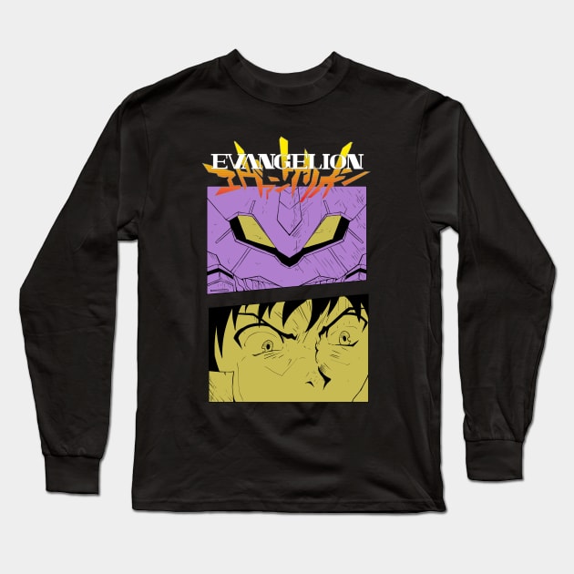 shinji hikari-eva 01 Long Sleeve T-Shirt by Amartwork